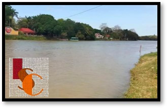 Río Palizada incrementa su nivel por lluvias.